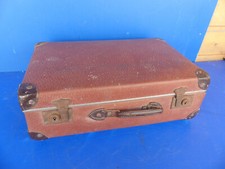 Antico Valigia Di Voyage IN Cartone Vintage Piccolo Stoccaggio Abbigliamento