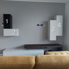 Parete attrezzata Sangiacomo: componenti moderni Made in Italy per Sala/Cucina