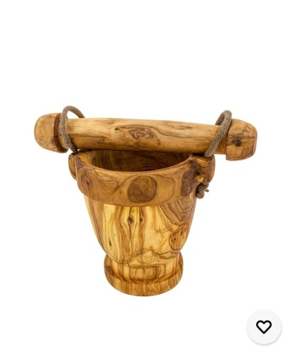 Mortaio per pesto legno - mortaio,