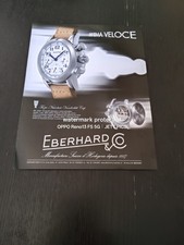 EBERHARD TAZIO NUVOLARI VANDERBILT CUP REF. 31045 OROLOGIO WATCH AD PUBBLICITA