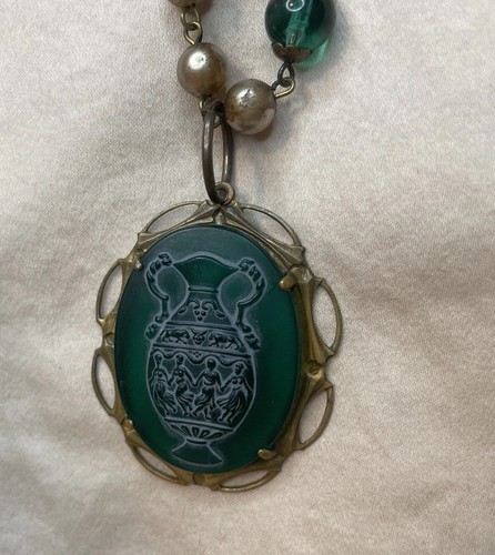 Collana perle finte - , pendente