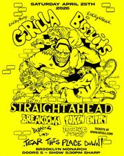 Biglietto gorilla biscuits - biglietto,