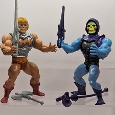 Lotto 9 action figure vintage HE-MAN & SKELETOR Motu Masters Of The Universe