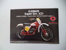 advertising Pubblicità 1979 MOTO CIMATTI KAIMAN SUPER 6M X21 50