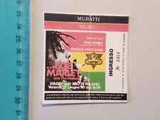 RISTAMPA RIPRODUZIONE NO ORIGINAL: biglietto tour pino daniele bob marley Milano