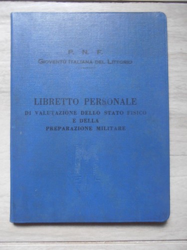 Pnf gioventu italiana del - pnf,