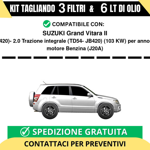 Tagliando per suzuki grand - per,