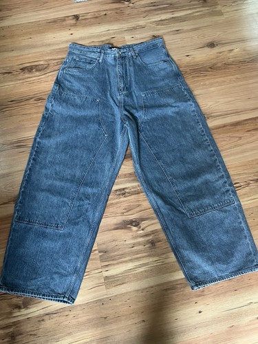 Jeans uomo ultra larghi pull