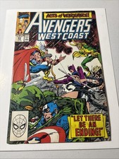 Avengers West Coast #55 1990