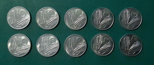 Lotto lire - 10,