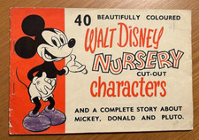 Walt Disney nursery cut-out characters and story (non completo solo 8 vedi foto)