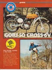 advertising Pubblicità MOTO GORI 50 CROSS 6V  1975-MOTOITALIANE  MOTOCROSS EPOCA