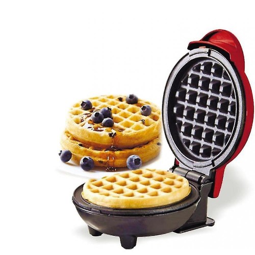 Piastra waffle rossa colazione - rossa,