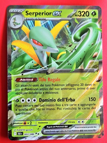 Carta pokemon serperior - carta,