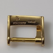 FIBBIA SVIZZERA PLACCATA ORO