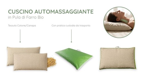Cuscino cotone canapa - cuscino, cotone/canapa