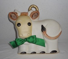 QUADRO QUADRETTO TARGA MUCCA IN COCCIO DA PARETE DIPINTA A MANO ARREDO CASA