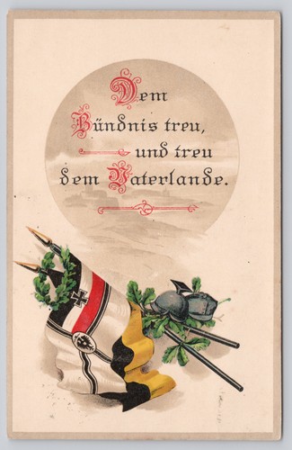 Wwi cartolina patriottica - wwi,