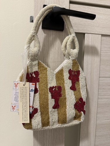 Borsa con perline aragosta - , a