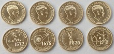 Danimarca/Danimarca 4x 20 Corone Monete Commemorative 2013 Danese Ricercatore