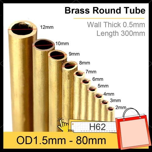 Tubo ottone lunghezza - 300, mm