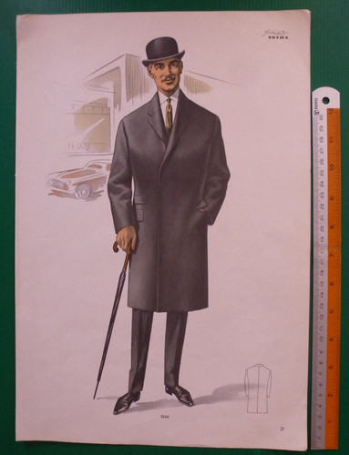 Figurino moda maschile a - di,