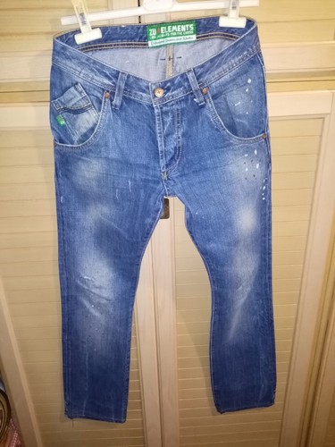 Jeans uomo elements blu - jeans,