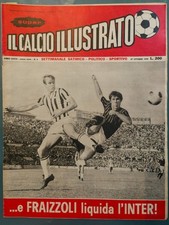 CALCIO ILLUSTRATO N 6° OTTOBRE 1970 INTER CAGLIARI FORMAZIONI CAMPIONATO 70 71