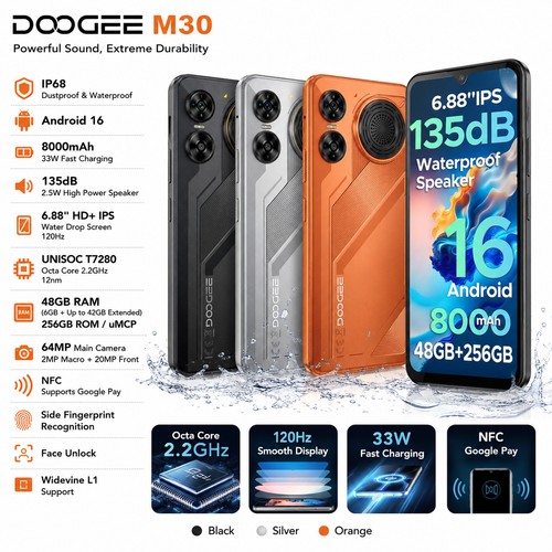 Smartphone 2026 doogee m30 - smartphone,
