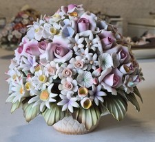 Ceramica Capodimonte - cestino