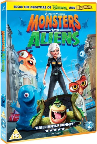 Dvd monsters aliens - vs,