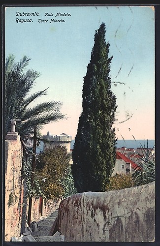 Cartolina ragusa torre - cartolina, ragusa,