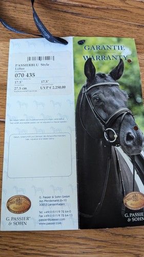 Sella dressage passierblue - da,