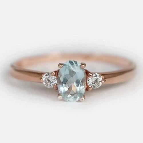 Bellissimo anello acquamarina