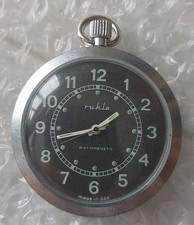orologio Ruhla DDR da tasca  Non Funzionante