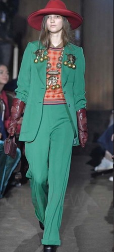 Gucci blazer runway verde - *gucci*,