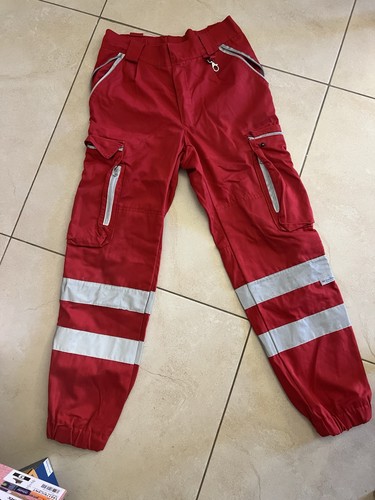 Pantaloni croce rossa - rossa, s
