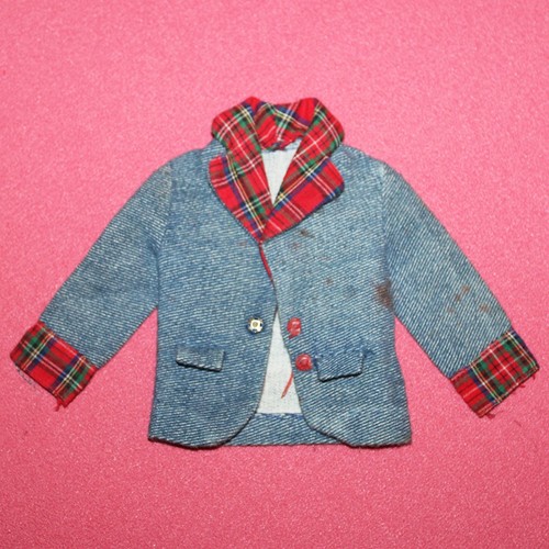 Veste bleue jean - vintage, pour