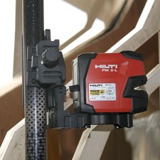 Nuova livella laser Hilti PM 2-L linea laser inclusa staffa tre pezzi 