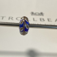 Trollbeads rara perla blu