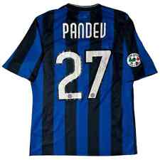 maglia Inter Pandev match worn Issued Serie a triplete vintage signed 2009-10