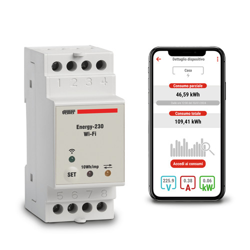 Contatore energia wifi - contatore,