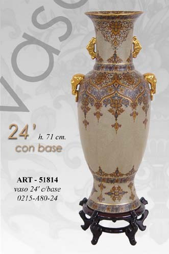 Vaso cinese tavolo terra - vaso,