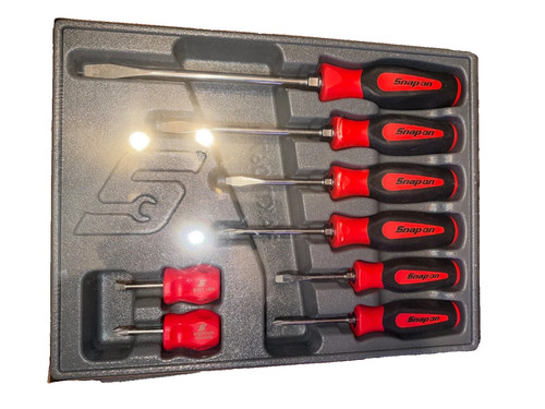 Snap tools red 8pc - on, soft