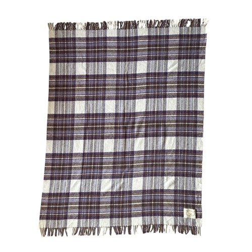 Coperta viola misto lana