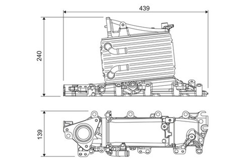Intercooler valeo 818683 - intercooler,