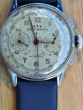 Cronografo meccanico vintage " AGIR WATCH "