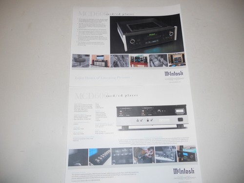 Mcintosh mcd 600 - mcd-600, brochure