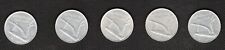 5 MONETE  10 LIRE ANNI