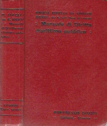 Manuale diritto marittimo - manuale, di